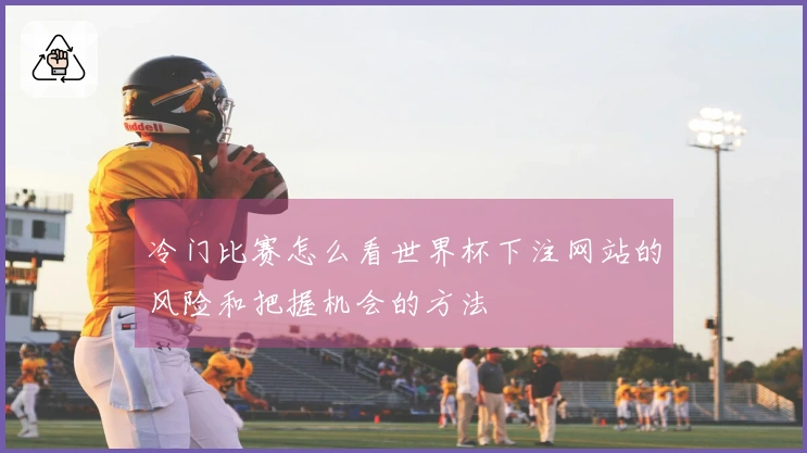 冷门比赛怎么看世界杯下注网站的风险和把握机会的方法